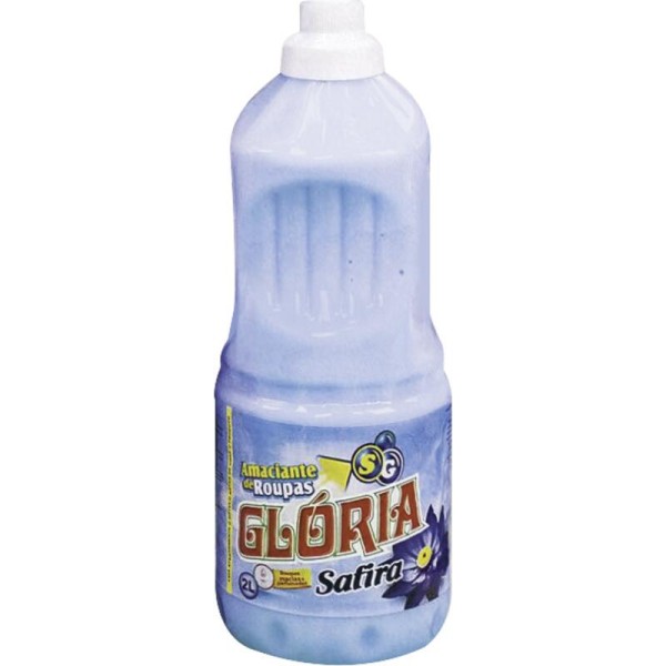 Encontraproduto.com.br - Amaciante para Roupas Glória Safira Frasco com 2L