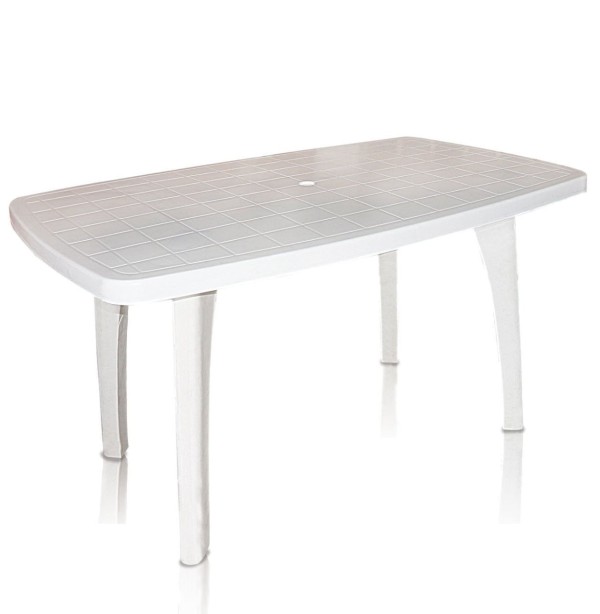Encontraproduto.com.br - Mesa Retangular Tiradentes 1001 Branca Antares