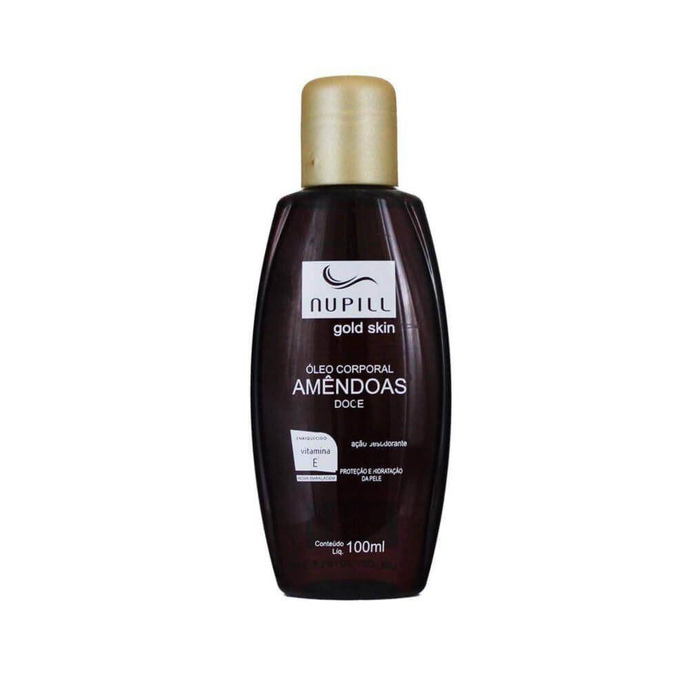 Encontraproduto.com.br - Oleo Corporal Amendoas Doce 100ml Vitamina E - Nupill