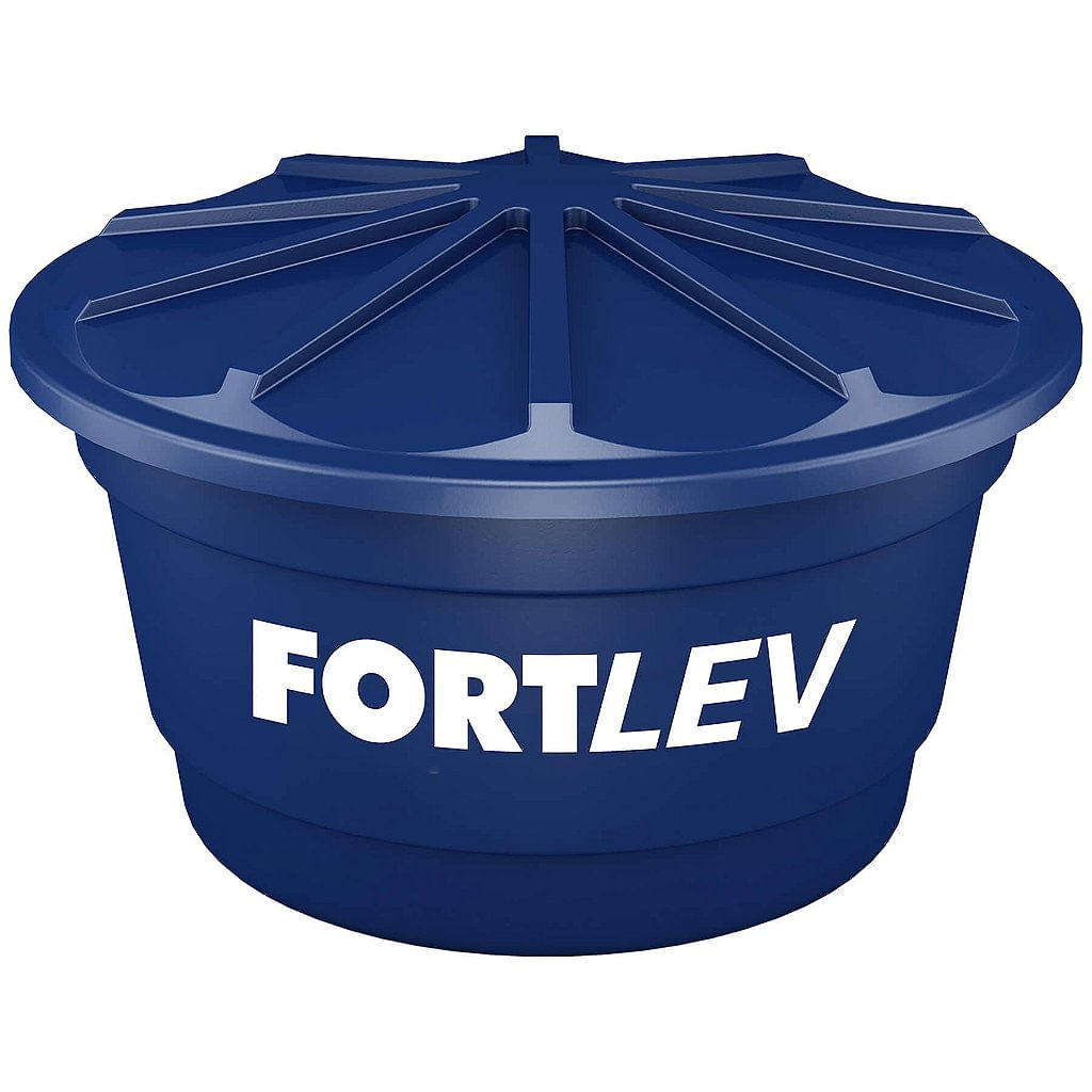 Encontraproduto.com.br - Caixa Dágua Polietileno 100L com Tampa - Fortlev