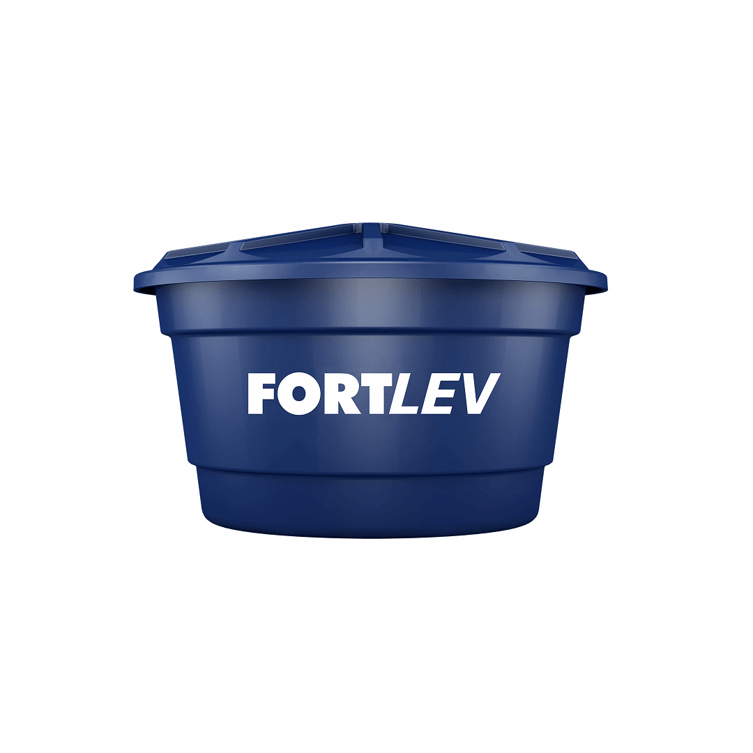 Encontraproduto.com.br - Caixa Dágua Polietileno 100L com Tampa - Fortlev