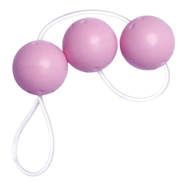 Encontraproduto.com.br - Bolinhas De Pompoar 3 Bolinhas Rosa