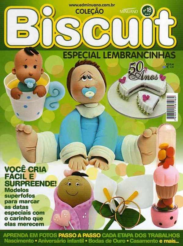 Encontraproduto.com.br - Revista Biscuit Especial Lembrancinhas Ed. Minuano nº18