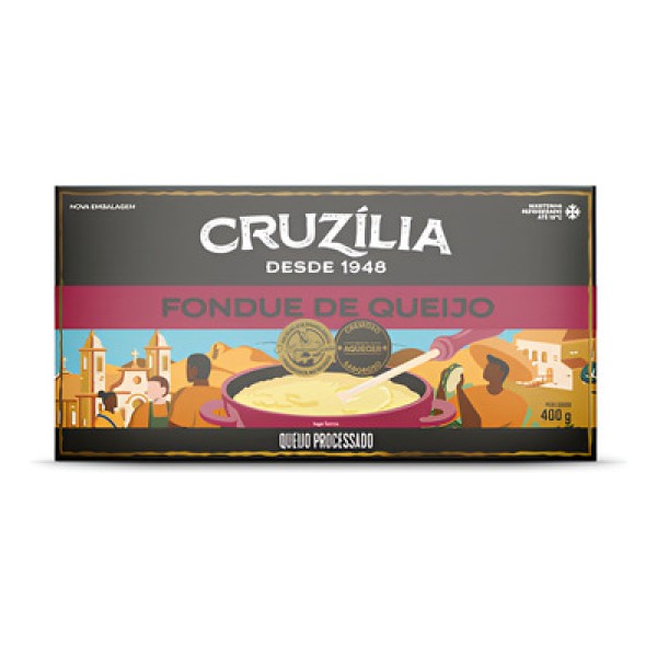 Encontraproduto.com.br - Fondue de Queijo Cruzília Caixa 400g