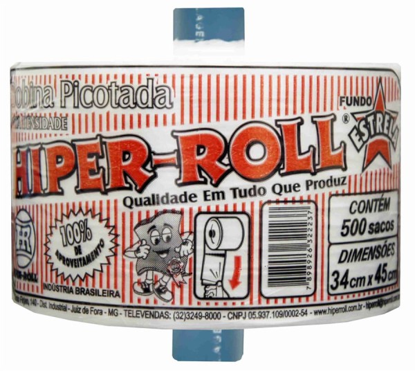 Hiper-Roll Bob. Picotada Estrela 34X45 C/500