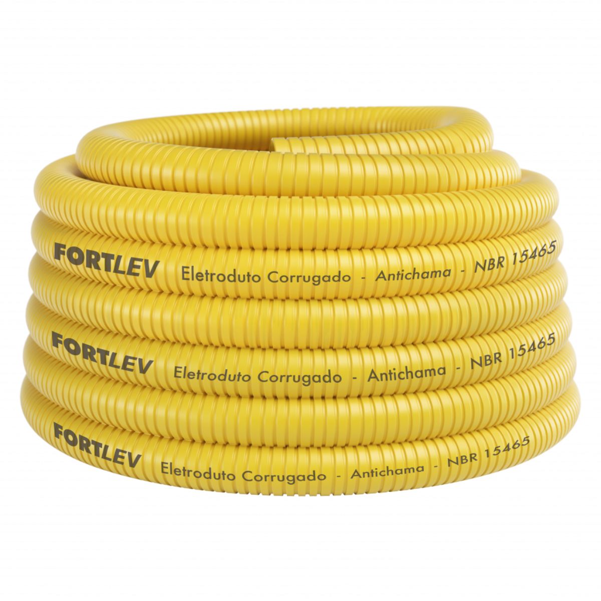 Eletroduto Corrugado Flexível 25mmx10mt Fortlev