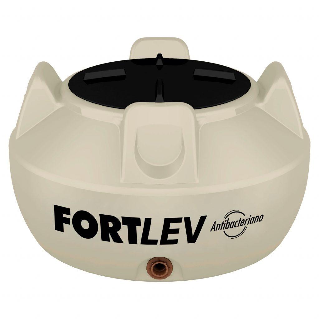 Encontraproduto.com.br - Tanque Tampa Roscável Bege Antibacteriano 500lt Fortlev