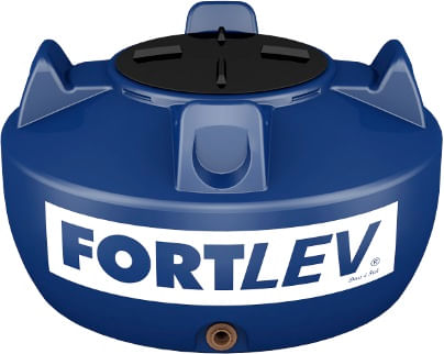 Tanque Tampa Roscável Bege Antibacteriano 500lt Fortlev