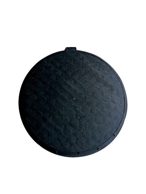 Encontraproduto.com.br - Tampão Redondo Simples Polipropileno T70 Preto 65cm Odem