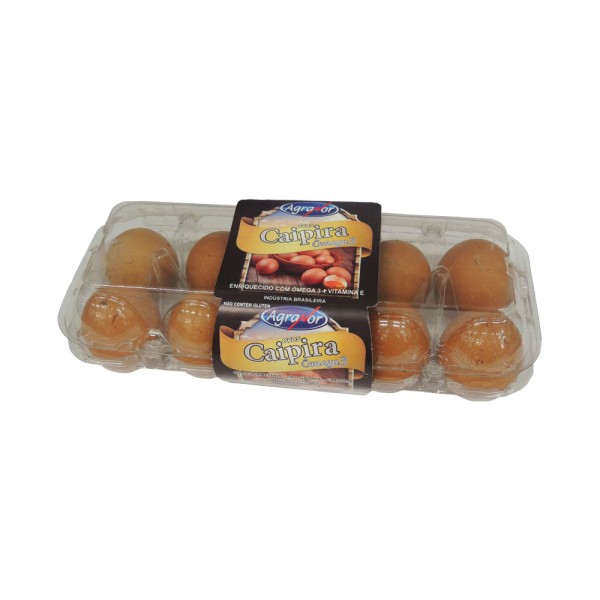 Encontraproduto.com.br - Ovos Caipira Agranor Ômega 3 Com 10 Unidades