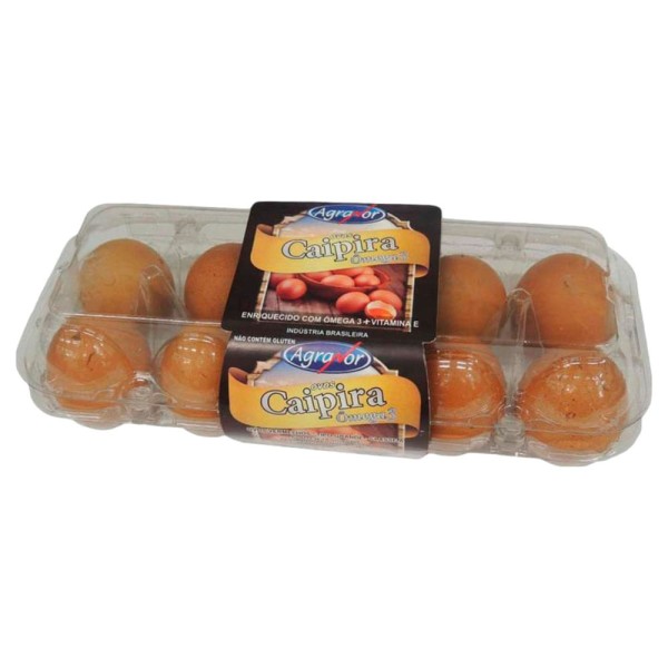 Encontraproduto.com.br - Ovos Caipira Agranor Ômega 3 Com 10 Unidades
