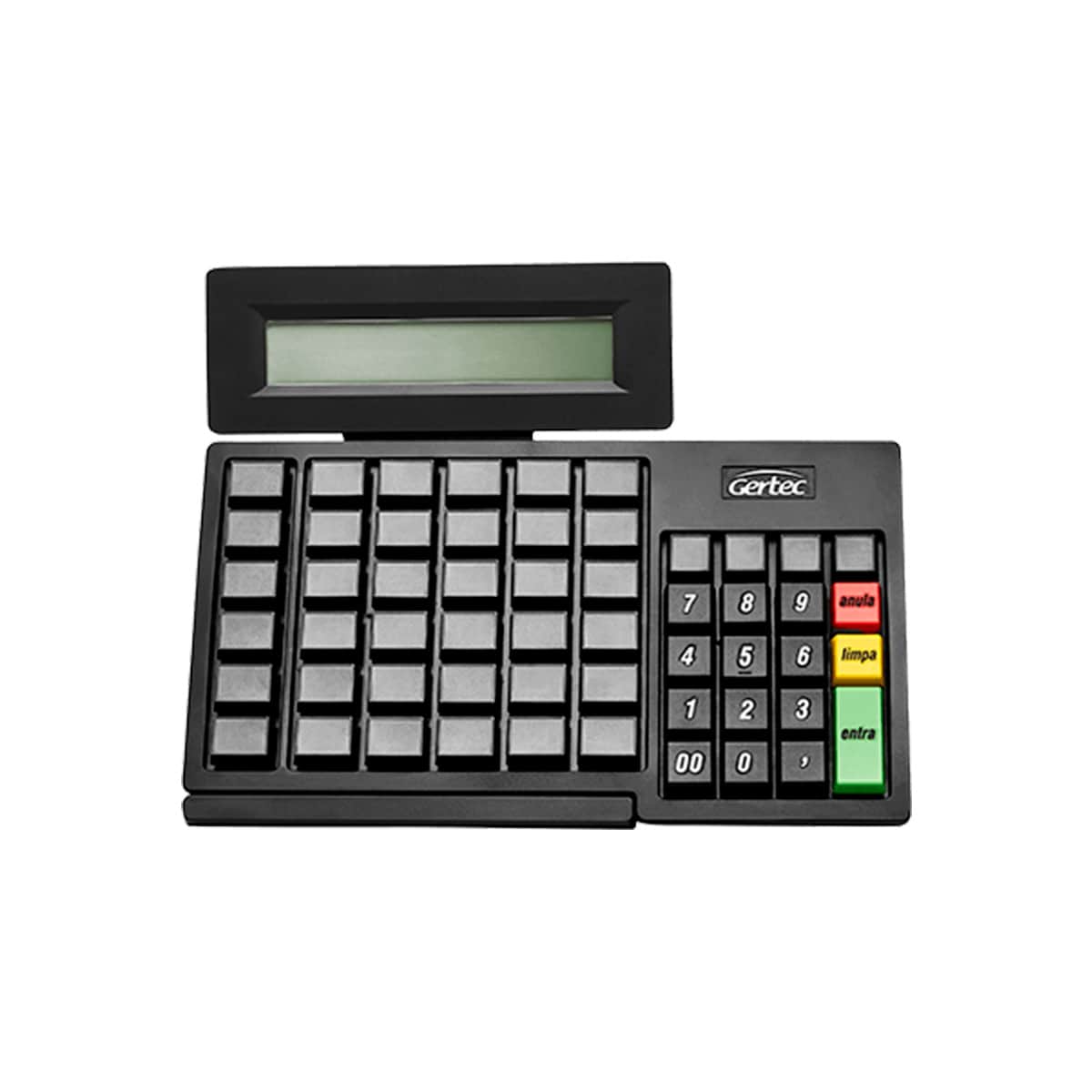 Encontraproduto.com.br - Teclado para PDV Gertec com Display e USB 2.0