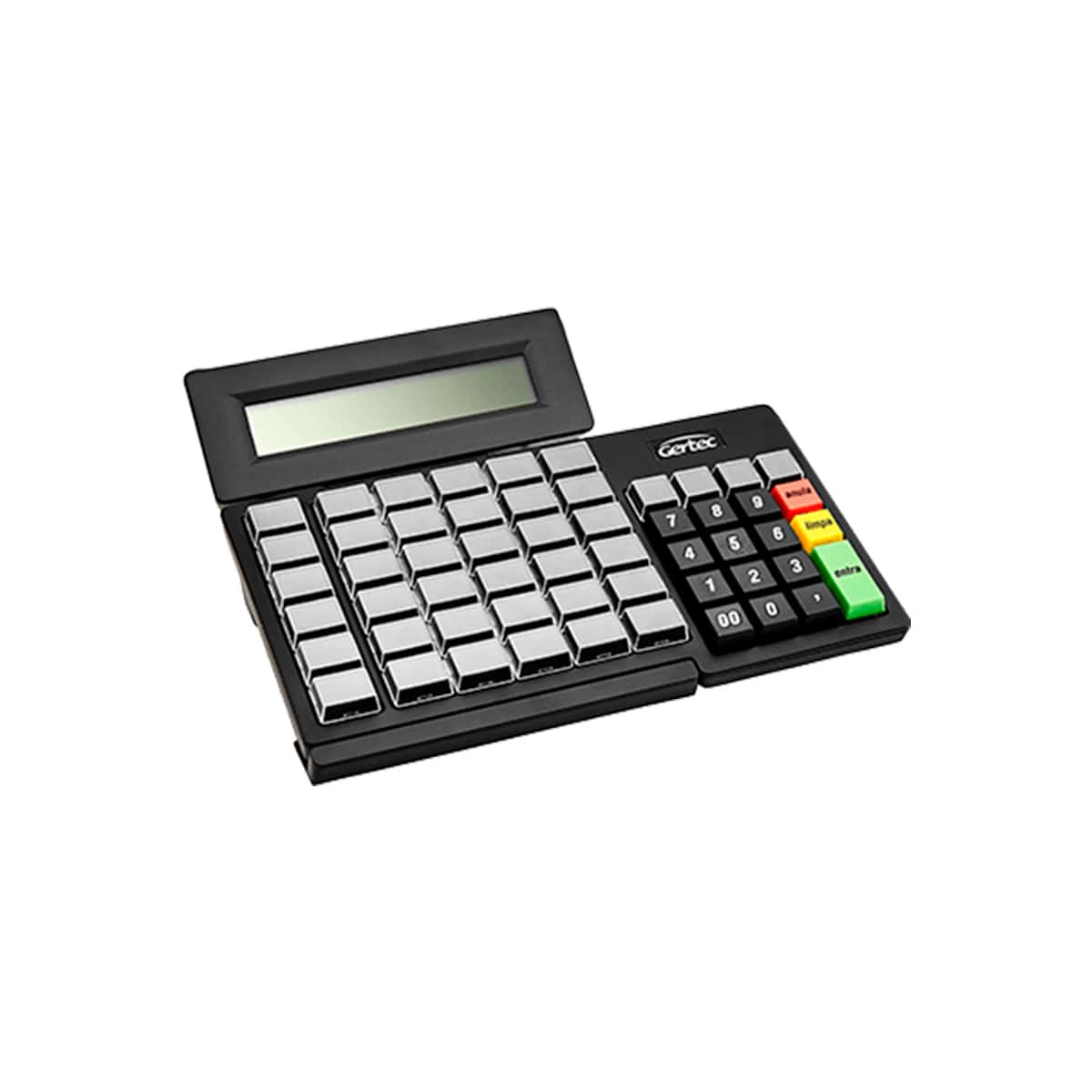 Encontraproduto.com.br - Teclado para PDV Gertec com Display e USB 2.0