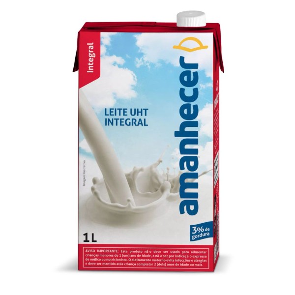 Encontraproduto.com.br - Leite UHT Integral Amanhecer Caixa 1l
