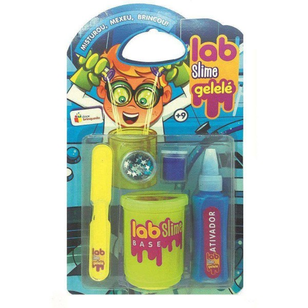 Encontraproduto.com.br - KIT MASSINHA LAB SLIME GELELE TRADICIONAL 3487 DOCE BRINQUEDO