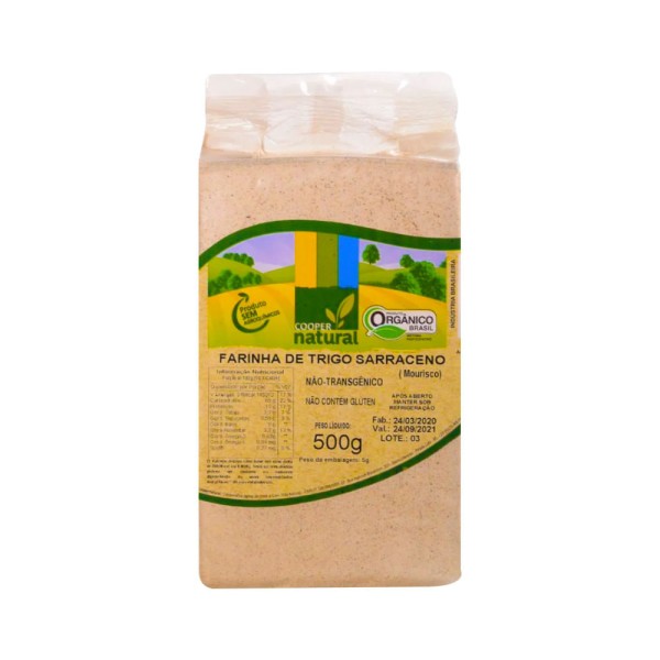 Farinha de Trigo Sarraceno Orgânico 500g Coopernatural