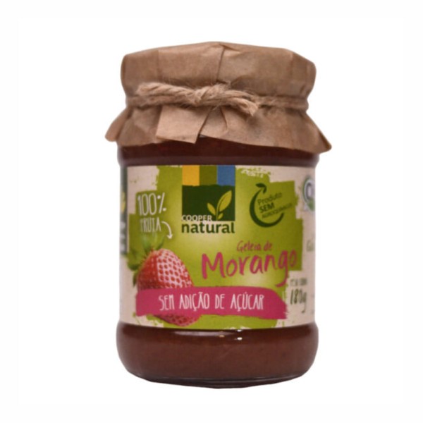 Encontraproduto.com.br - Geleia De Morango 100% Fruta Orgânico Sem Açúcar 180g