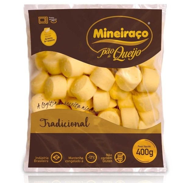 Pão de Queijo Tradicional Mineiraço 400g