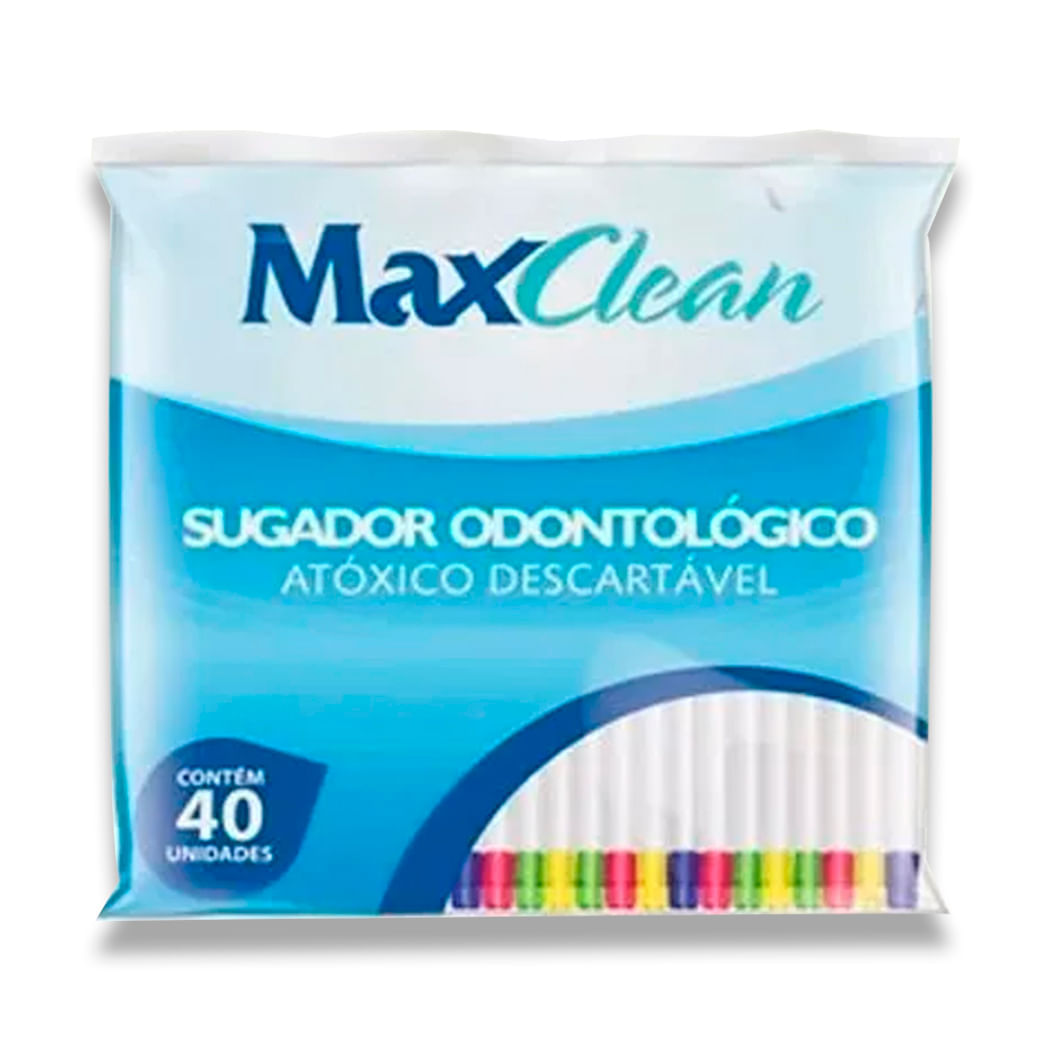 Encontraproduto.com.br - Dreno de Sucção Plástico Colorido Descartável com 40 - Maxclean