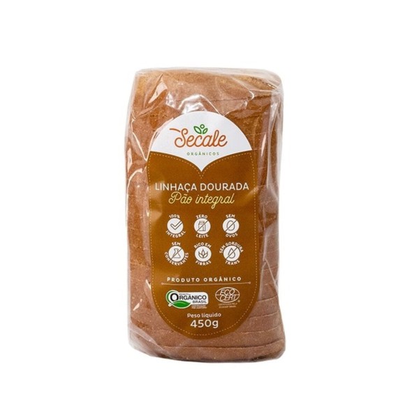 Pão SECALE Integral Orgânico Linhaça Dourada 450g