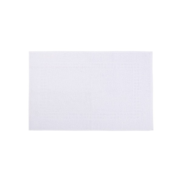 Encontraproduto.com.br - Toalha de Piso 40x63cm 100% Algodão Branca