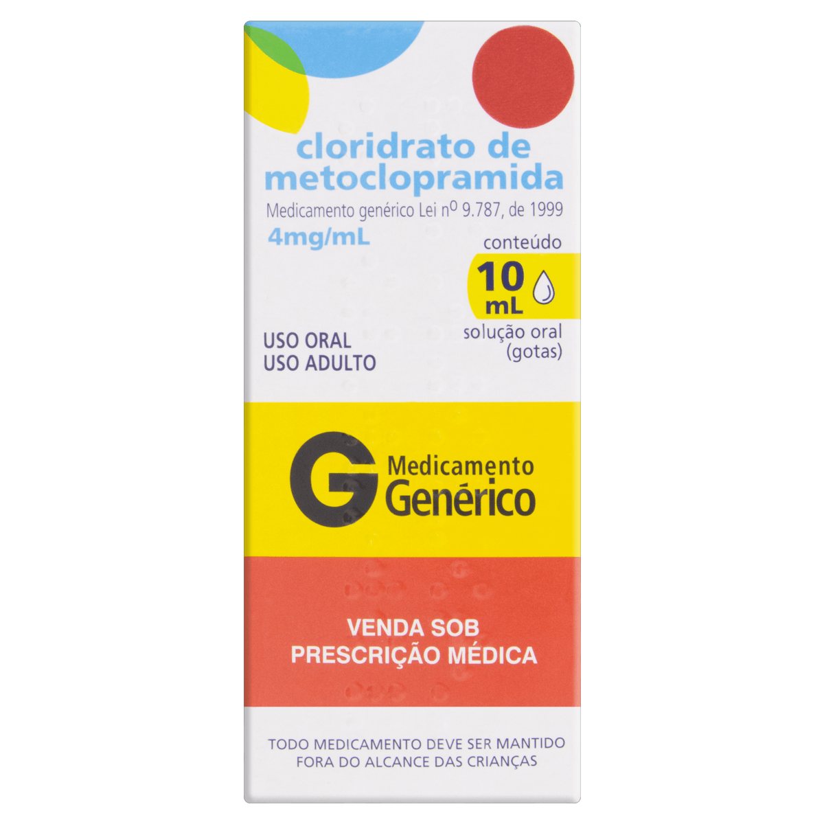 Encontraproduto.com.br - Cloridrato Metoclopramida 4mg/ml Frasco 10ml Pharlab