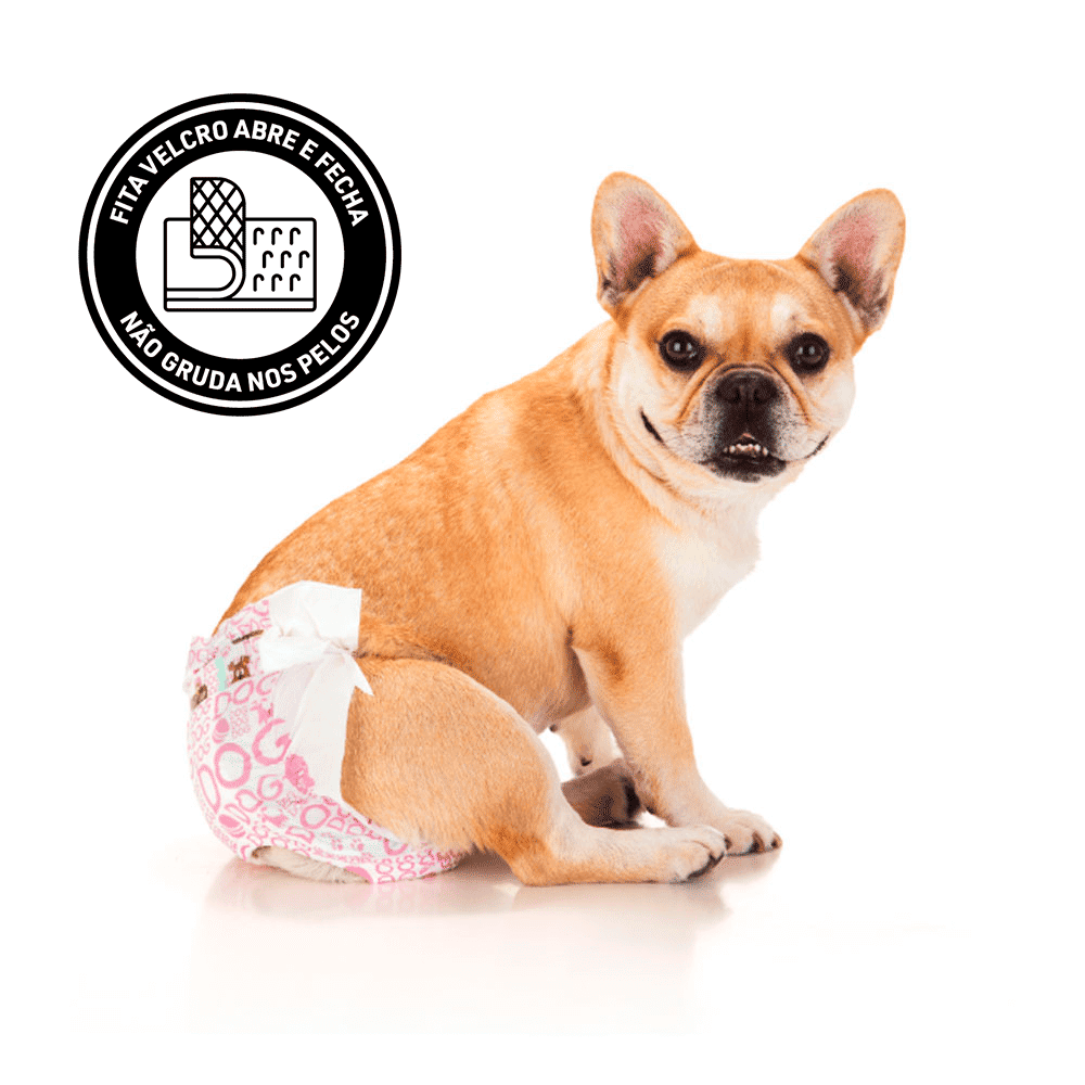 Encontraproduto.com.br - Fralda Higiênica Ecofralda Fêmea Dogs Care 12 unidades
