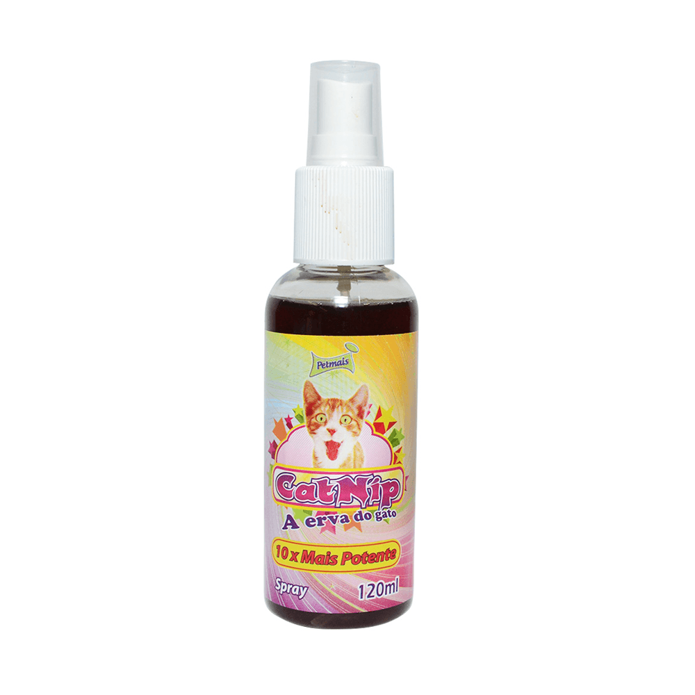 Encontraproduto.com.br - Catnip Spray 120ml Catmais Erva do Gato Pet Mais