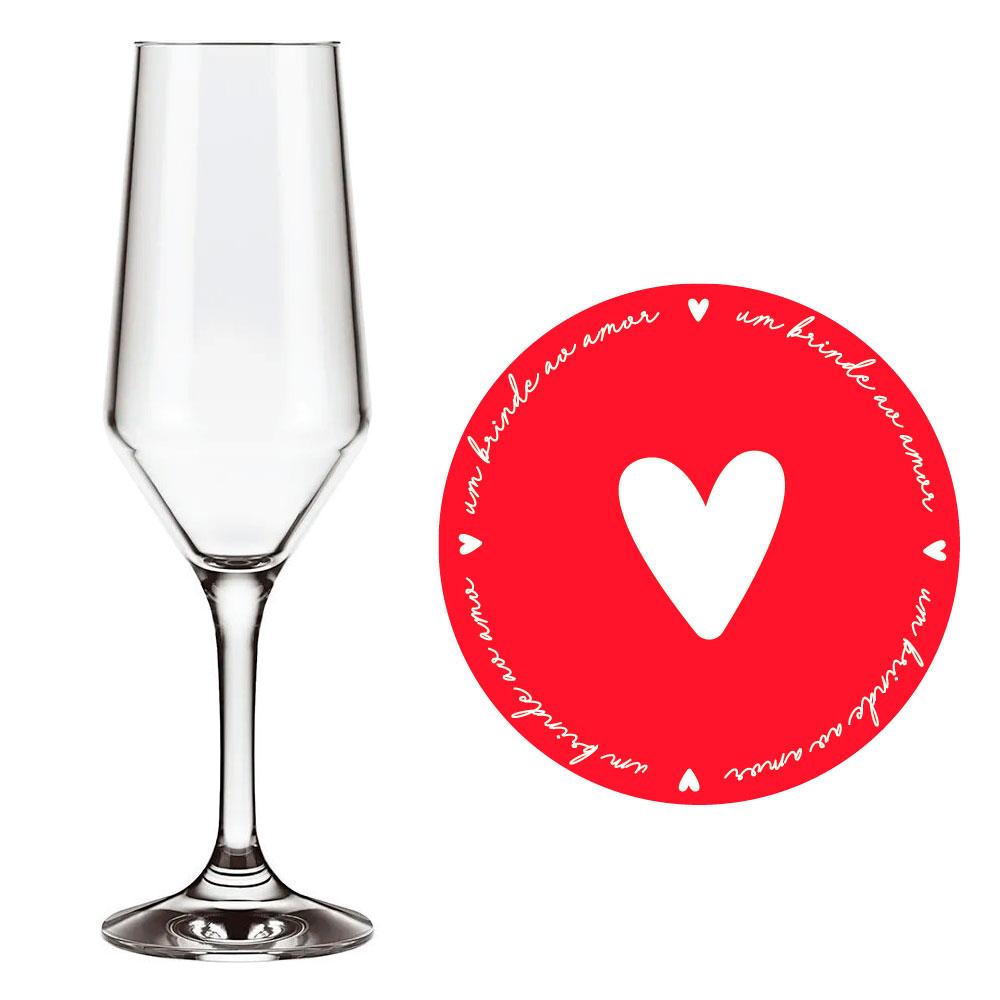 Taça Champanhe 186ml Cristal Allmix