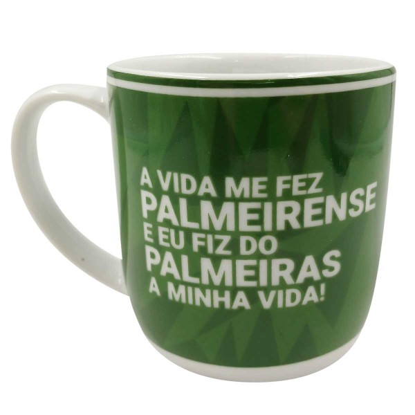 Encontraproduto.com.br - Caneca Palmeiras 360ml em Porcelana Allmix