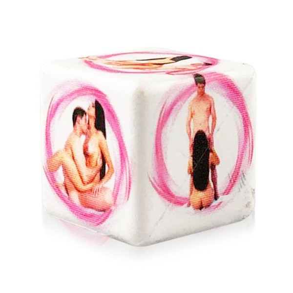 Encontraproduto.com.br - Dado De Posições Hétero Color Com 1 Dado Diversão Ao Cubo