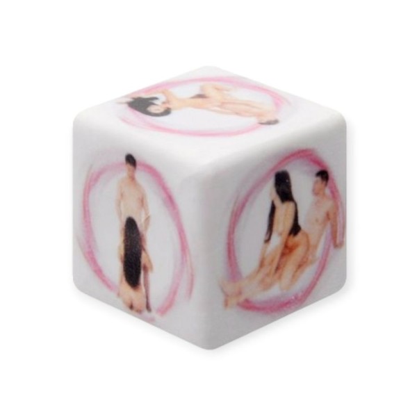 Encontraproduto.com.br - Dado De Posições Hétero Color Com 1 Dado Diversão Ao Cubo