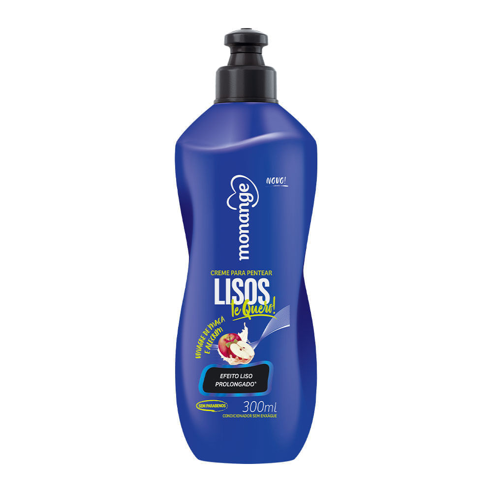 Creme para Pentear Monange Lisos Radiantes Frasco 300ml