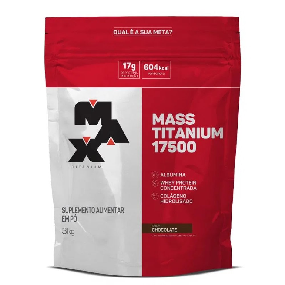 Hipercalórico Mass Max Titanium 17500 Chocolate 3kg