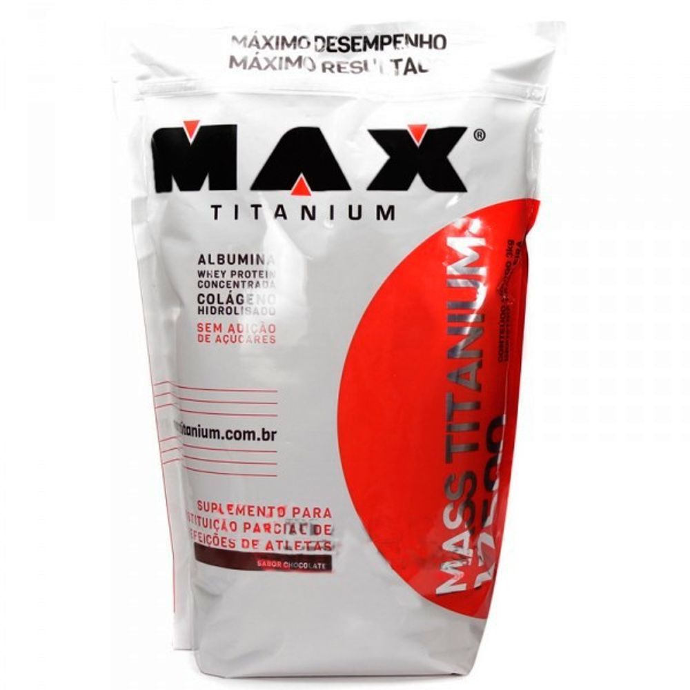 Encontraproduto.com.br - Hipercalórico Mass Max Titanium 17500 Chocolate 3kg