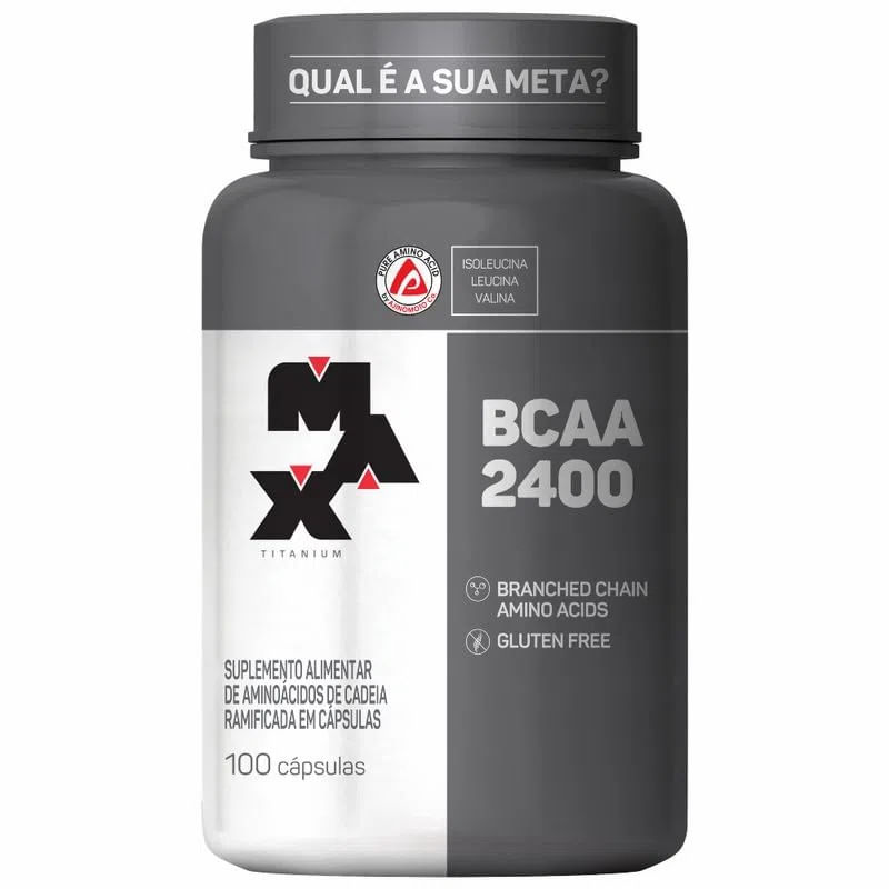 Encontraproduto.com.br - BCAA 2400 100 Cápsulas Max Titanium