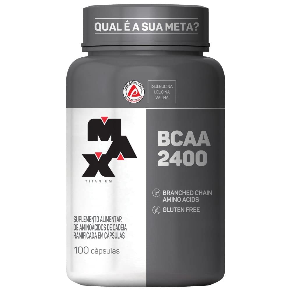 Encontraproduto.com.br - BCAA 2400 100 Cápsulas Max Titanium