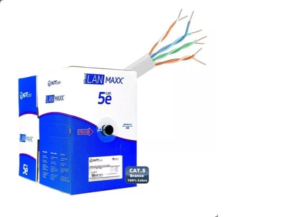 Encontraproduto.com.br - CABO MULTILAN AZUL CAT5 4X24