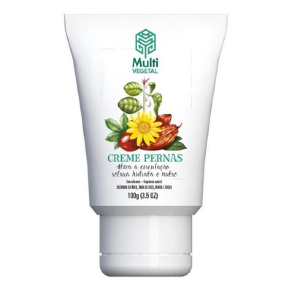 Creme Para as Pernas (Ativa a Circulação, Relaxa, Hidrata e Nutre)100g - Multi Vegetal