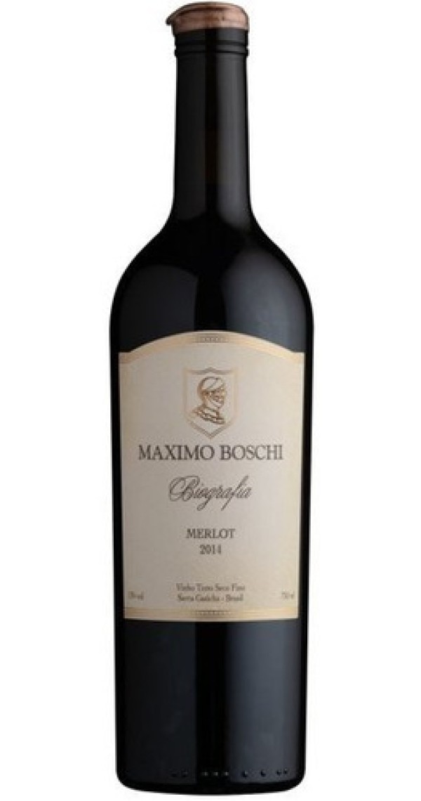 Vinho Maximo Boschi Biografia Merlot 2014 Tinto Brasil 750ml