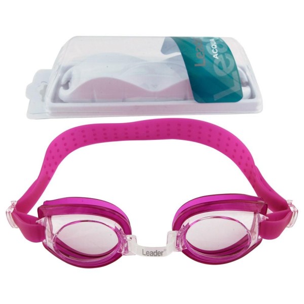 Encontraproduto.com.br - Óculos para Natação Acqua Ld275 Rosa - Leader