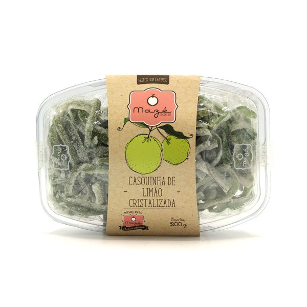 Casquinha de Limão Cristalizada Mazé 200g
