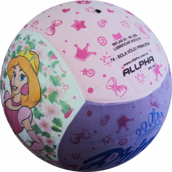 Encontraproduto.com.br - Bola De Vôlei Infantil EVA Princesa - Allpha