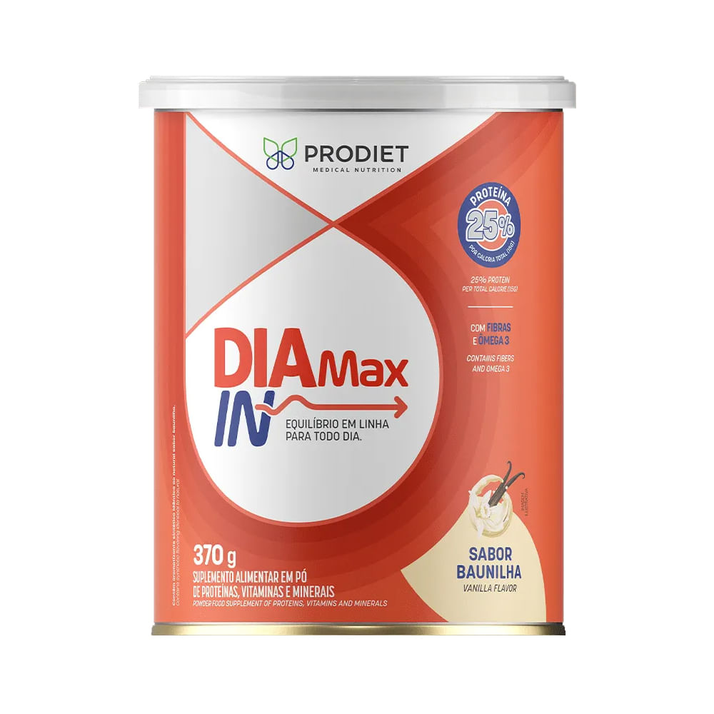 Diamax IN Suplemento Para Diabetes Prodiet Sabor Baunilha 370g