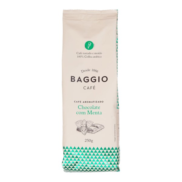 Encontraproduto.com.br - Café Torrado e Moído Baggio Chocolate com Menta 250 g