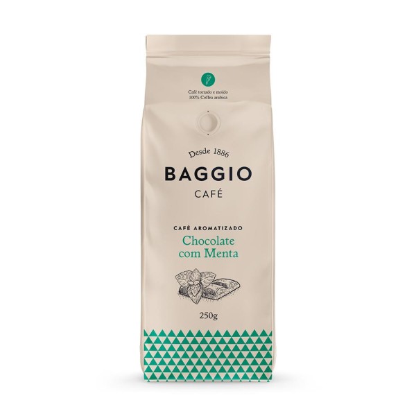 Encontraproduto.com.br - Café Torrado e Moído Baggio Chocolate com Menta 250 g