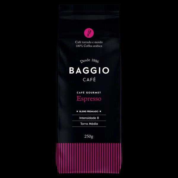 Encontraproduto.com.br - Café Torrado E Moído Gourmet Espresso Baggio 250g