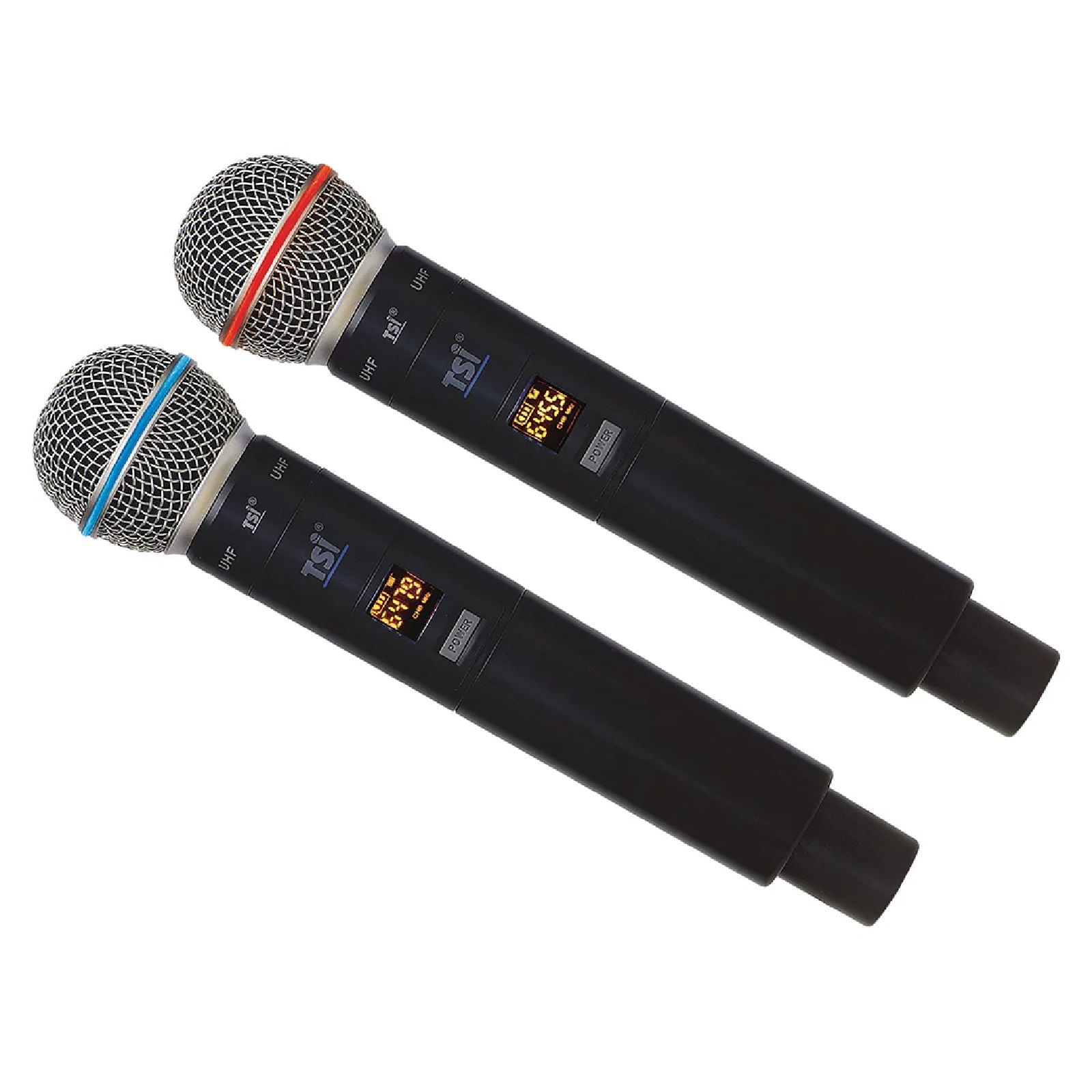 Encontraproduto.com.br - Microfone Sem Fio Duplo UHF TSI-900-UHF - TSI