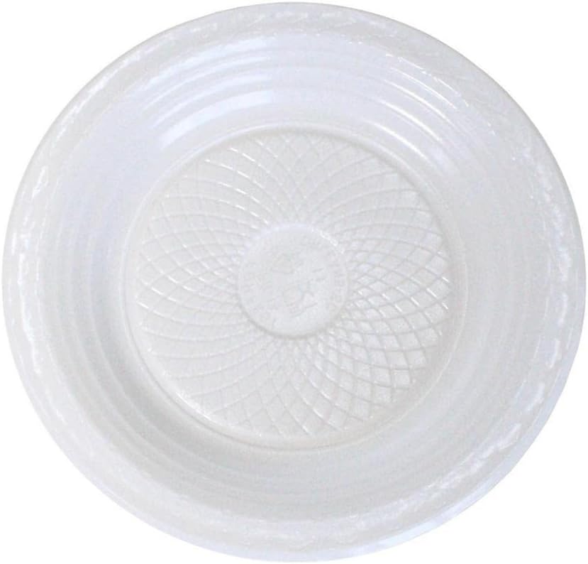 Encontraproduto.com.br - Prato Plástico Branco Raso Forfest 15Cm Com 10 Unidades