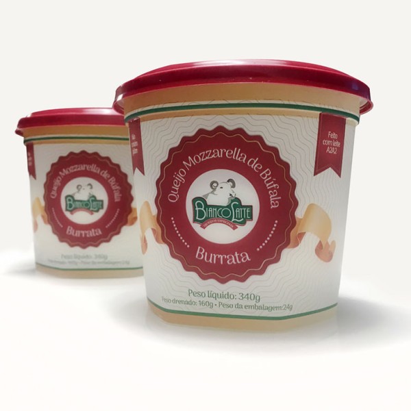 Queijo Mussarela Bianco Latte Búfala Burrata 160g